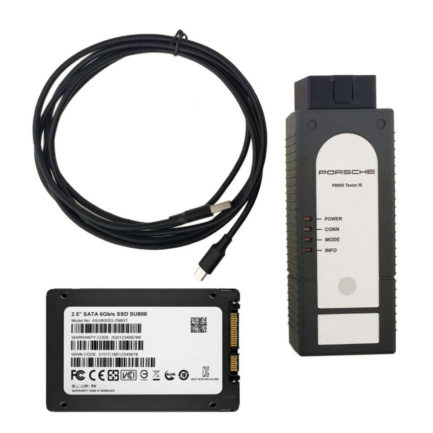 Porsche Piwis 3 Tester III Diagnostic Tool With Latest Software V42.100.02 Support Diagnosis and Programming till 2023