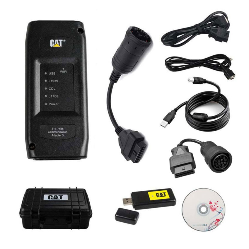 2023A CAT Caterpillar ET 3 Diagnostic Adapter III Caterpillar CAT Heavy Equipment Diagnostic Test Tool With WIFI