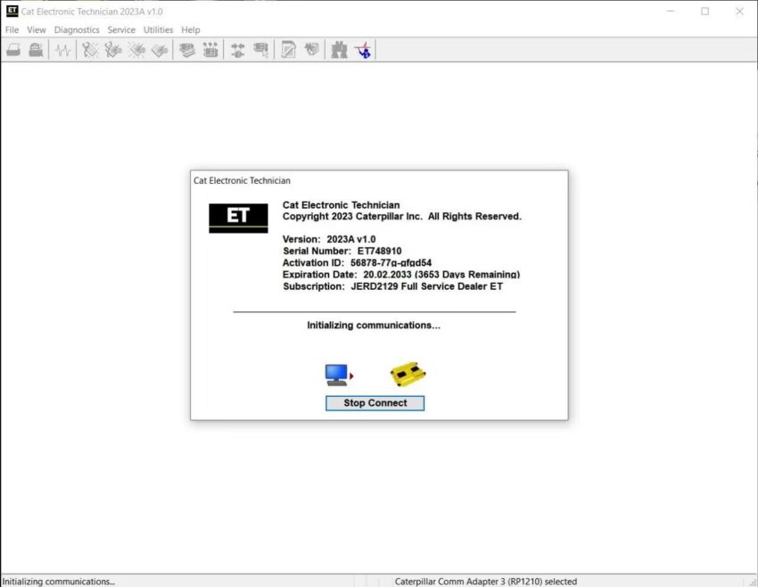 2023A Cat Caterpillar ET Electronic Technician Diagnostic Software With 1 Time Free Activation