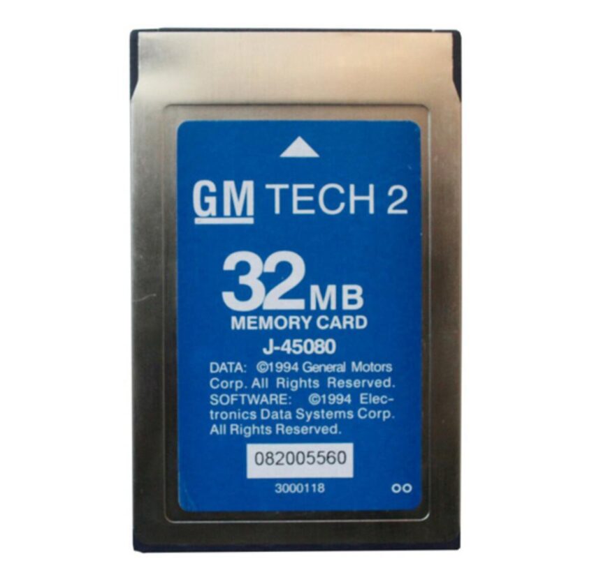 32MB PCMCIA Memory CARD FOR GM TECH2 6 Types Software -GM OPEL SAAB ISUZU SUZUKI Holden